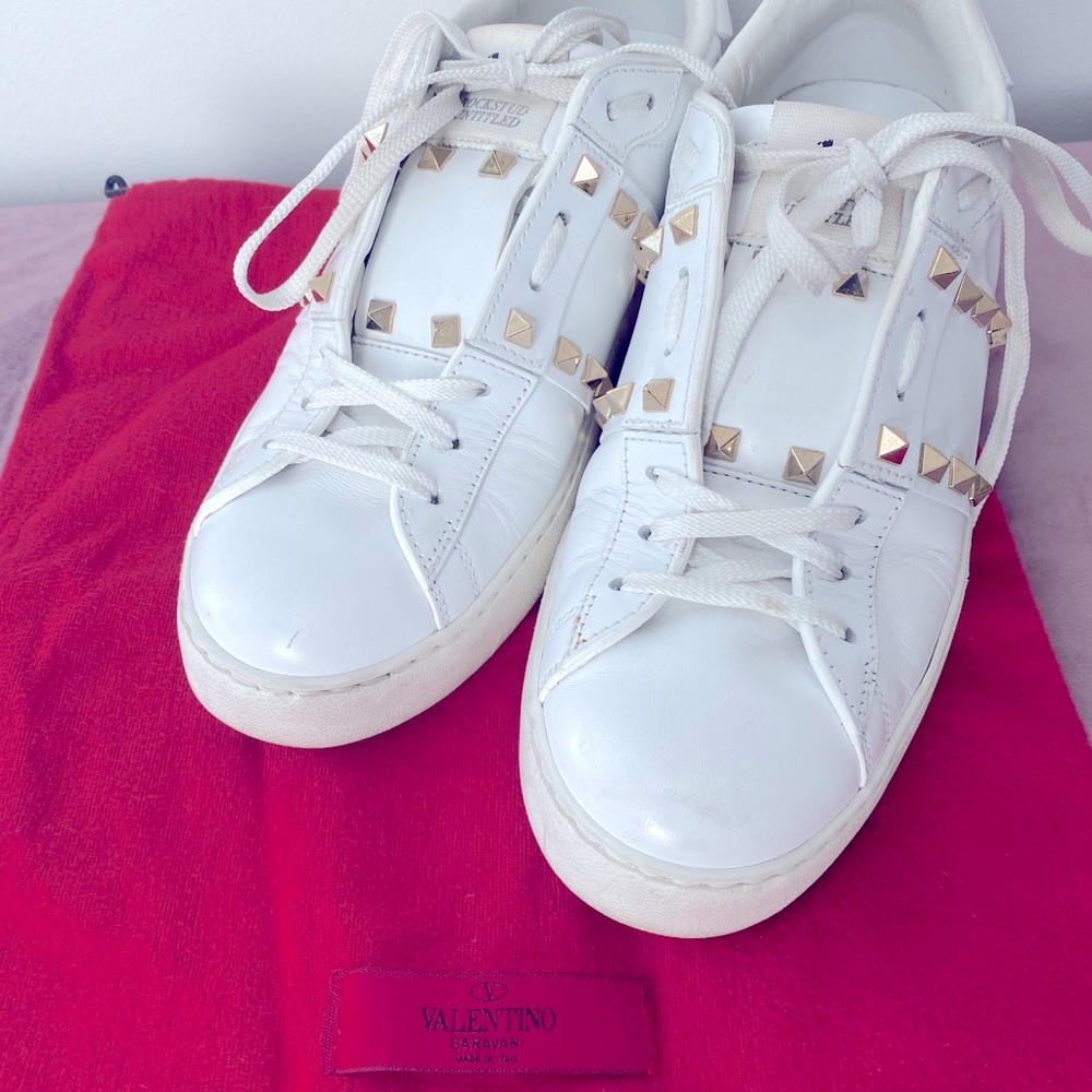 Used Valentino Rockstud Sneaker 40.5